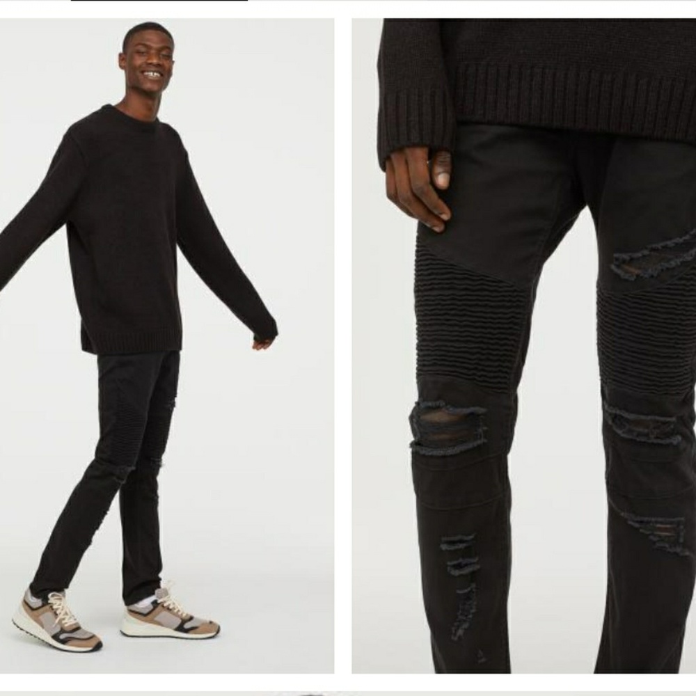 ✨Host Pick 9/12✨ H&M Divided Biker Skinny Jeans